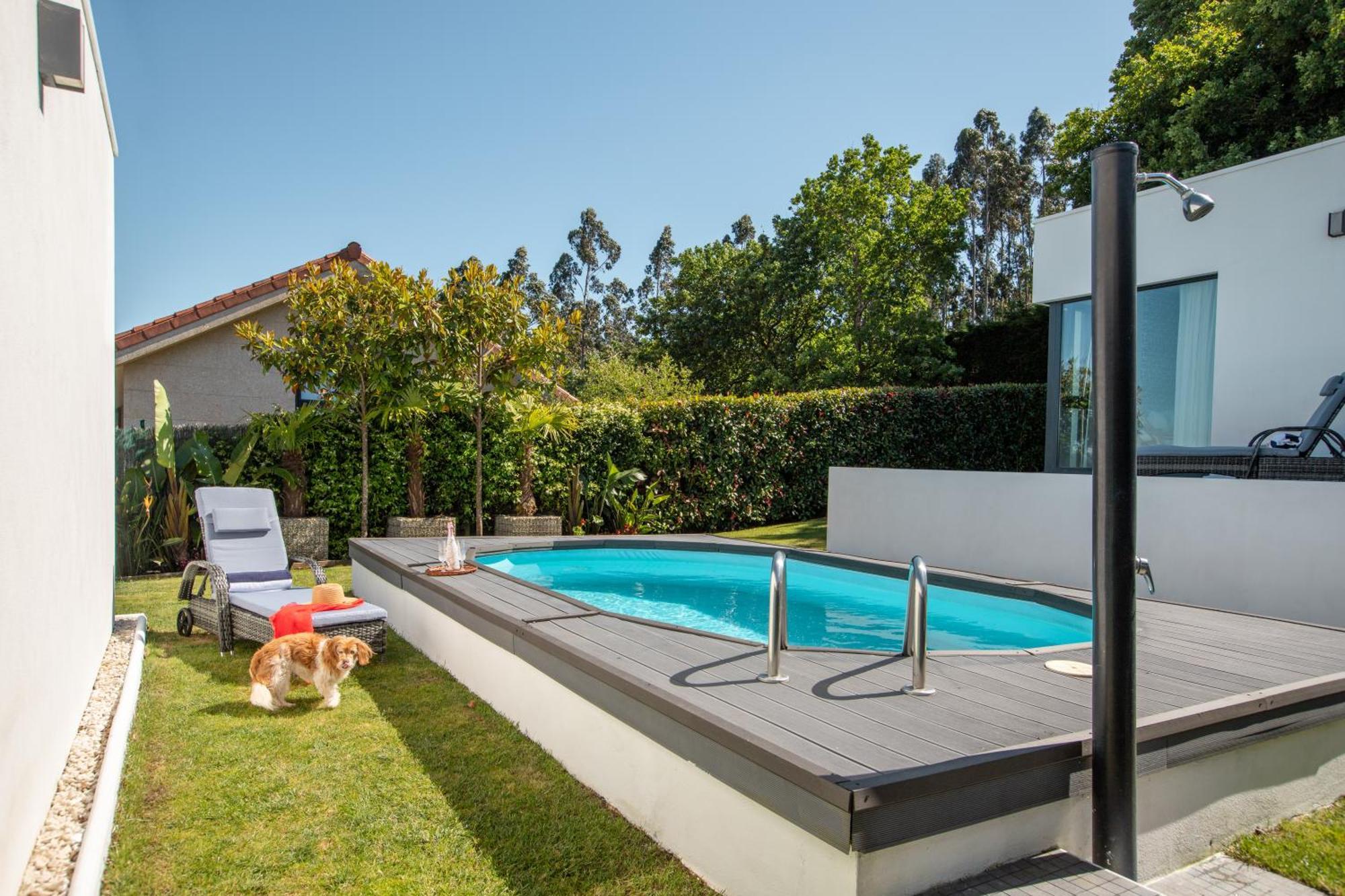 Villa Con Piscina Y Jardin, Santiago De Compostela Teo Exteriér fotografie